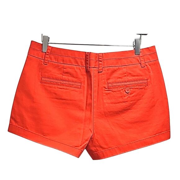 J. Crew Womens Chino Shorts 4 Pockets Beltloops Zip & Hook Closure Size 8 (NWOT) - Picture 2 of 8